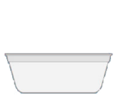 Shallow Tray - available with tight fitting clear PP lids L: 17.5cm x W: 12.5cm x H: 4.5cm